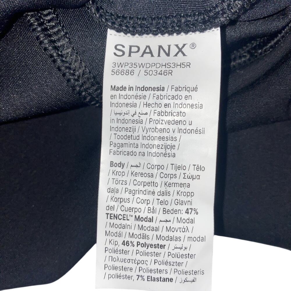 Spanx AirEssentials Black Half-Zip Pullover Athleisure Size XL - Picture 6 of 10